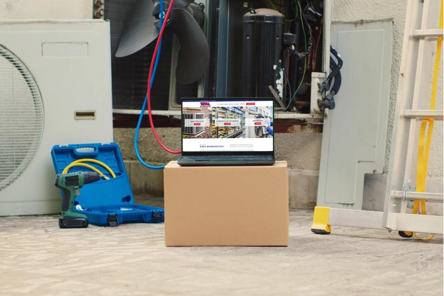 Total Refrigeration HVAC on Screen