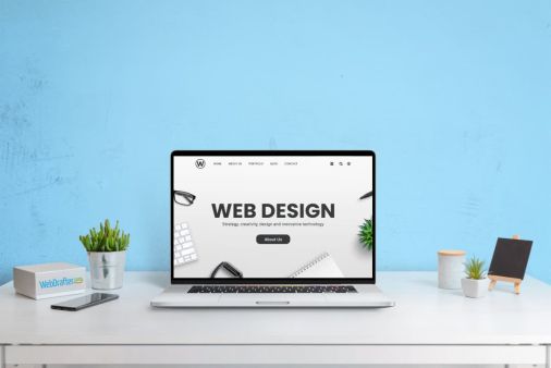 web design concept on computer