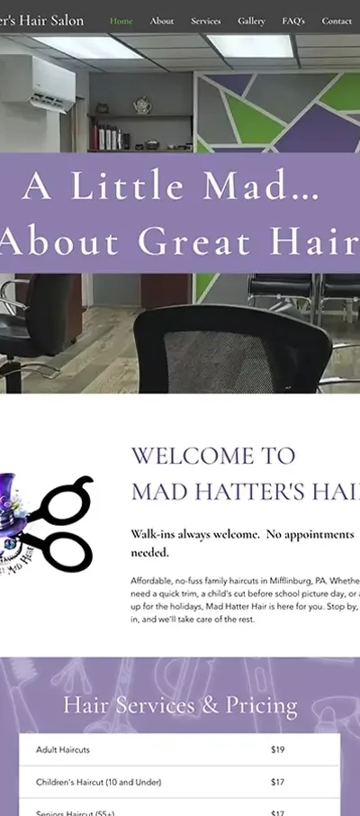 Mad Hatter’s Hair Salon