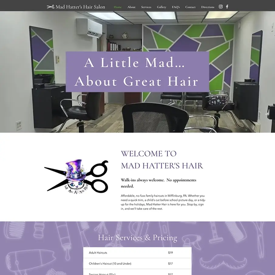 Mad Hatter’s Hair Salon