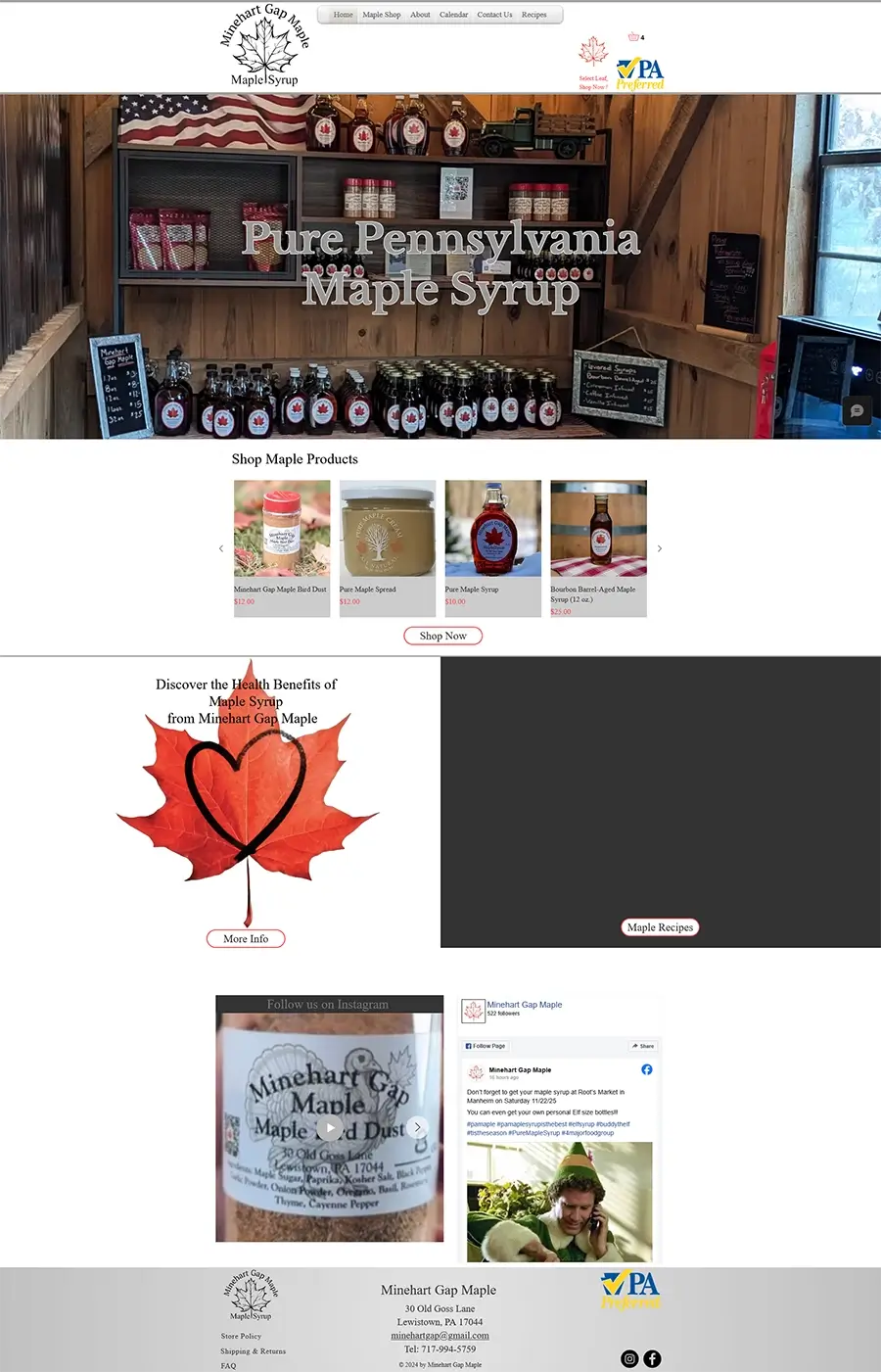 Minehart Gap Maple Before