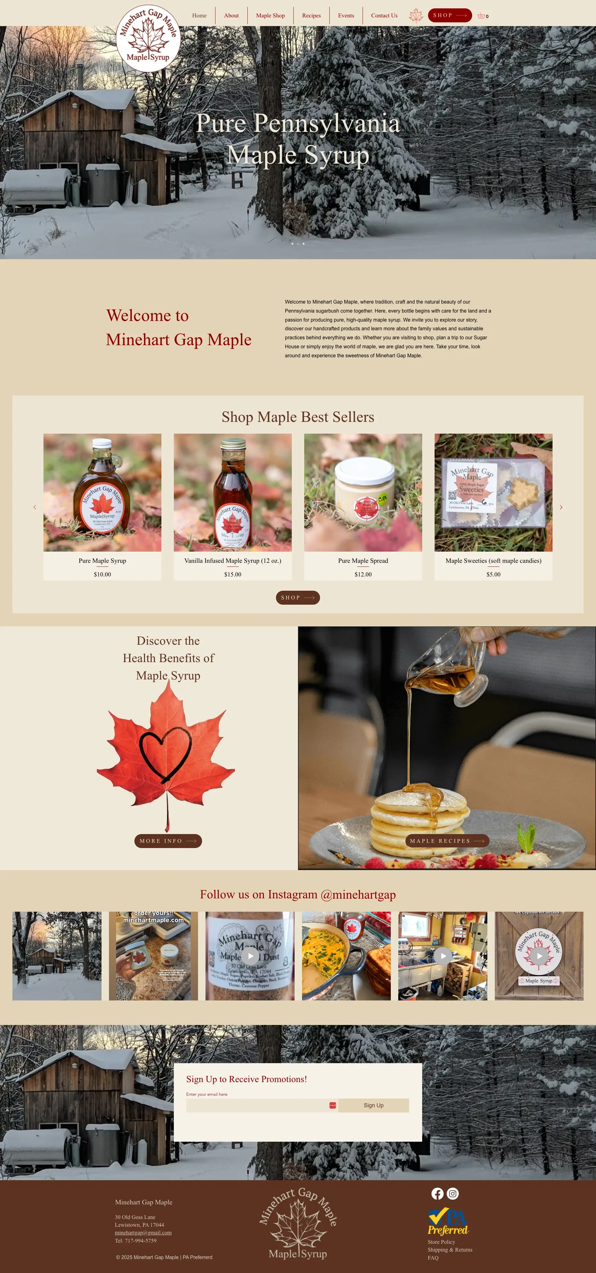 Minehart Gap Maple After the redesign