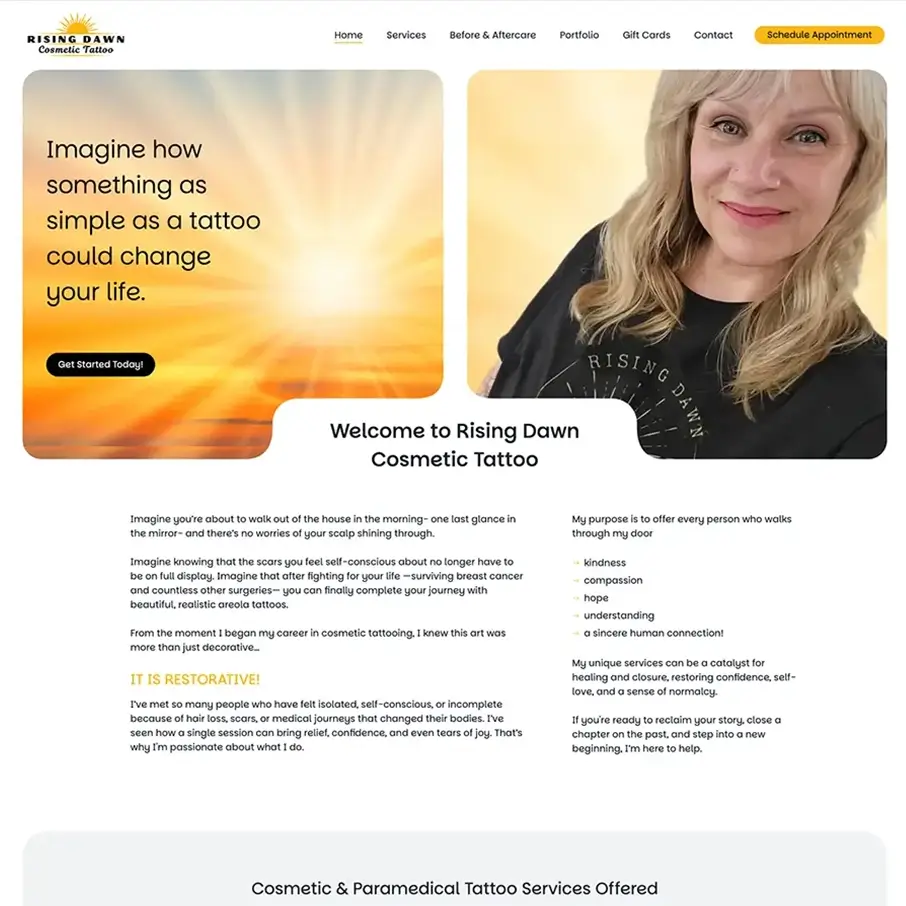 Rising Dawn Cosmetic Tattoo