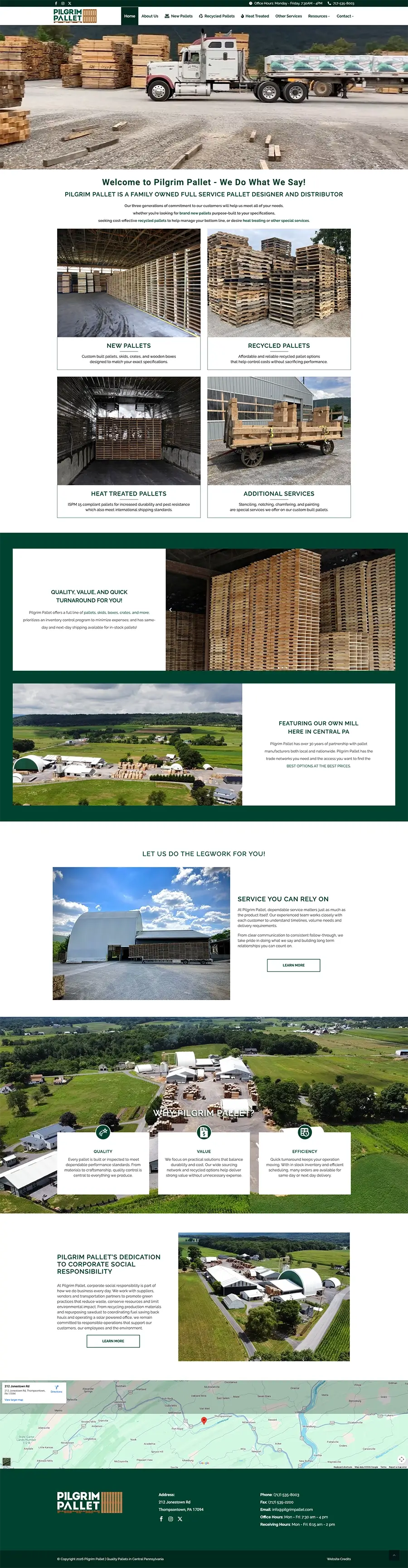 Pilgrim Pallet after the redesign